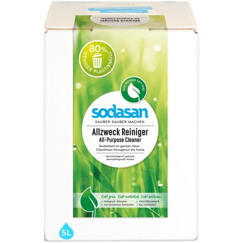 Sodasan, Solutie universala de curatat cu citrice bag-in-box - 5 l, biomag.ro