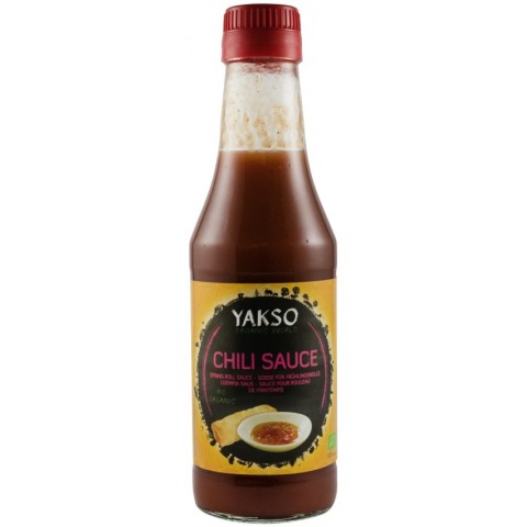 Yakso, Sos bio de chili pachetele de primavara, 240ml, biomag.ro