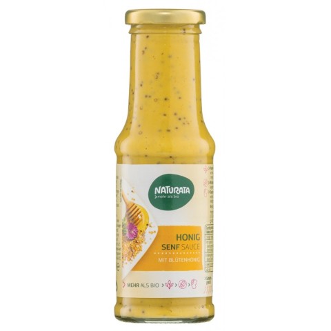 Bazar Bio, Sos bio de mustar cu miere, 210ml naturata, biomag.ro