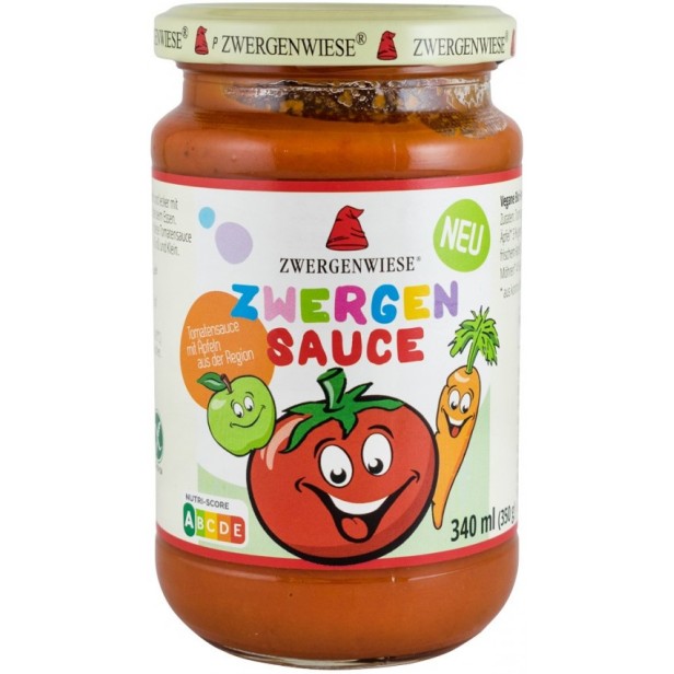 Sos bio de rosii cu mere zwergen sauce, 350g
