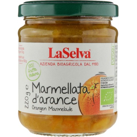 LaSelva, Marmelada bio de portocale, 220g, biomag.ro