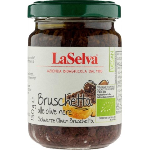 Pagina 3 Produse vegane si de post, Bruschetta cu masline negre bio, 130g, biomag.ro