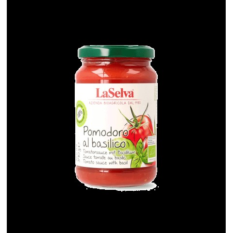 LaSelva, Sos bio de rosii cu busuioc, 340g, biomag.ro