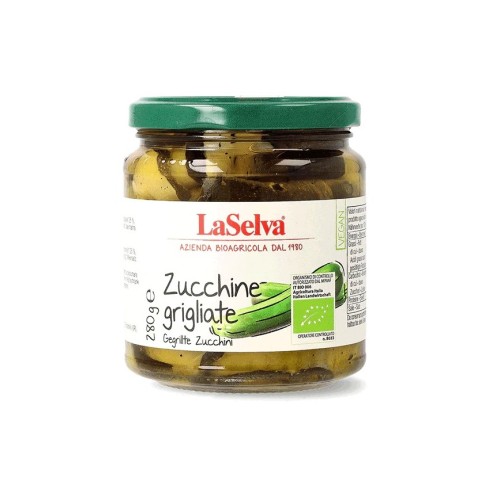 Zucchini bio la gratar in ulei, 280g Zucchini bio la gratar in ulei, 280g