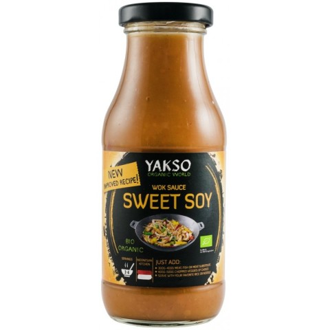 Yakso, Sos bio dulce din soia pentru wok, 240ml, biomag.ro