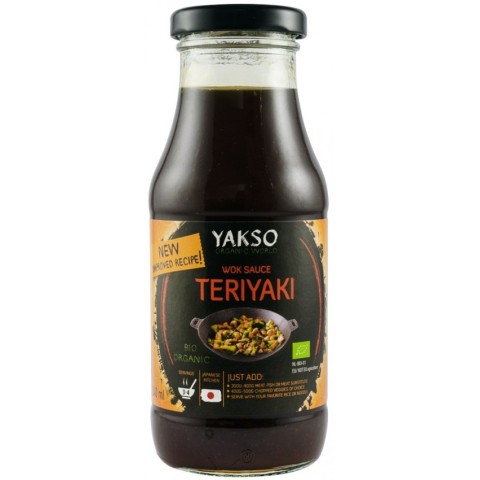 Yakso, Sos bio pentru wok teriyaki, 240ml, biomag.ro