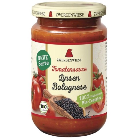 Sosuri bio din tomate, Sos bolognese bio cu  tomate si linte  - 340 ml, biomag.ro