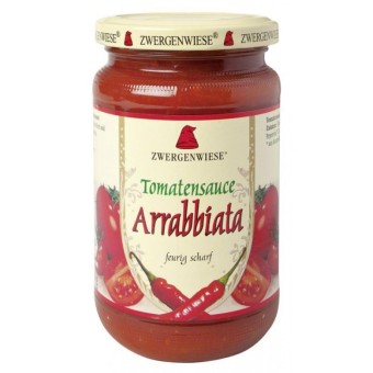 Sos bio de tomate arrabbiata cu ardei iute - 340 ml