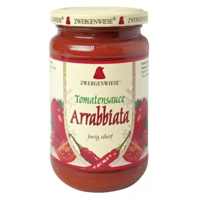 Sos bio de tomate arrabbiata cu ardei iute - 340 ml