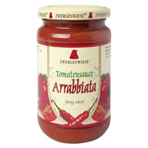 Sos bio de tomate arrabbiata cu ardei iute - 340 ml