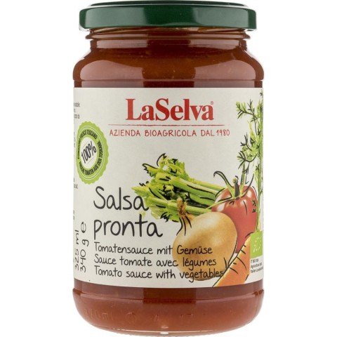 Sosuri bio, Sos rosii cu legume bio salsa pronta - 340 g, biomag.ro