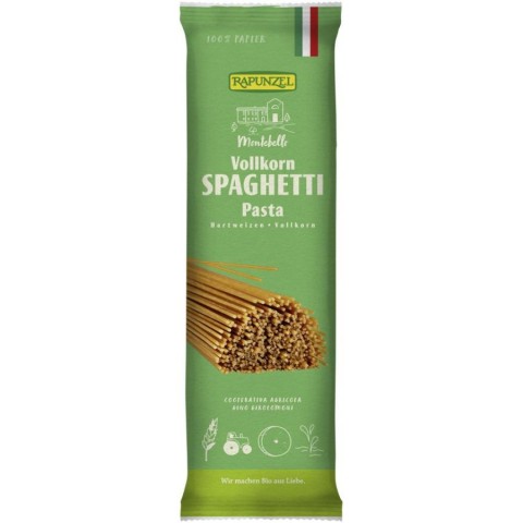 Paste bio integrale, Spaghetti bio integrale - 500 g, biomag.ro