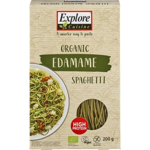 Spaghetti din edamame bio fara gluten - 200 g Paste bio fara gluten, Spaghetti din edamame bio fara gluten - 200 g, biomag.ro
