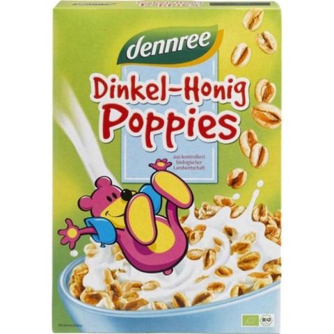 Cereale bio expandate, Spelta expandata cu miere - 375 g, biomag.ro