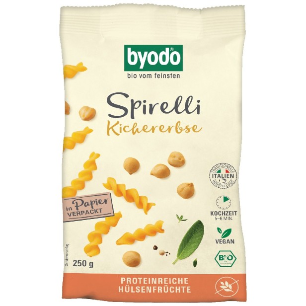 Spirelli bio din naut fara gluten - 250 g