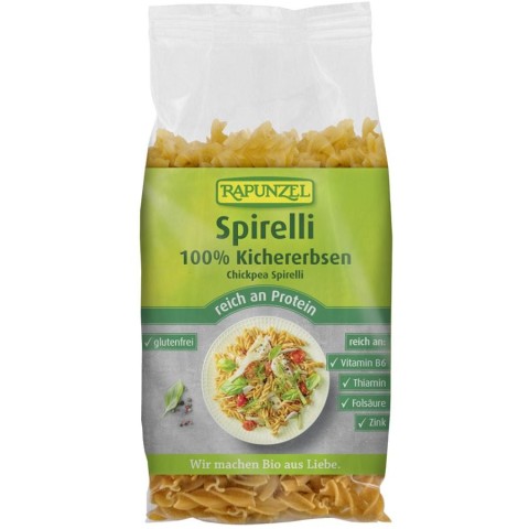 Spirelli din naut fara gluten - 300 g Paste bio fara gluten, Spirelli din naut fara gluten - 300 g, biomag.ro