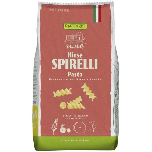 Spirelli semola cu mei bio - 500 g
