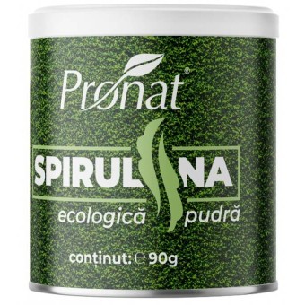 Spirulina bio pulbere, 90g