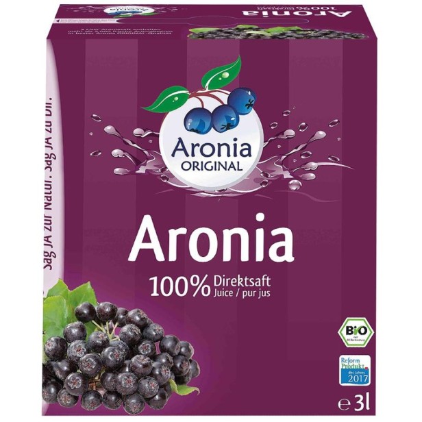 Suc de aronia bio - 3 l