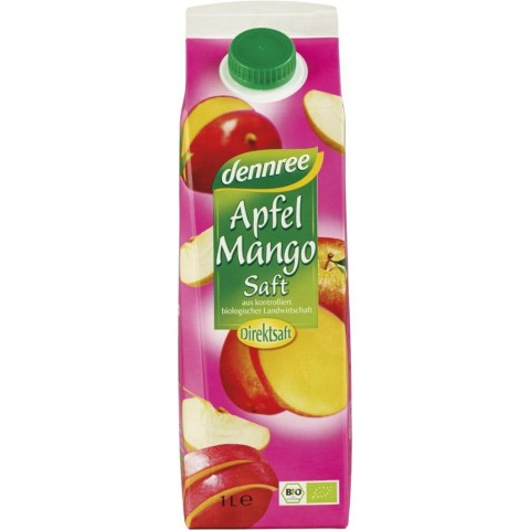Sucuri din fructe si legume bio, Suc de mere cu mango - 1 l, biomag.ro