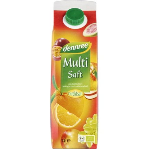 Sucuri din fructe si legume bio, Suc multifruct ecologic  - 1 l, biomag.ro