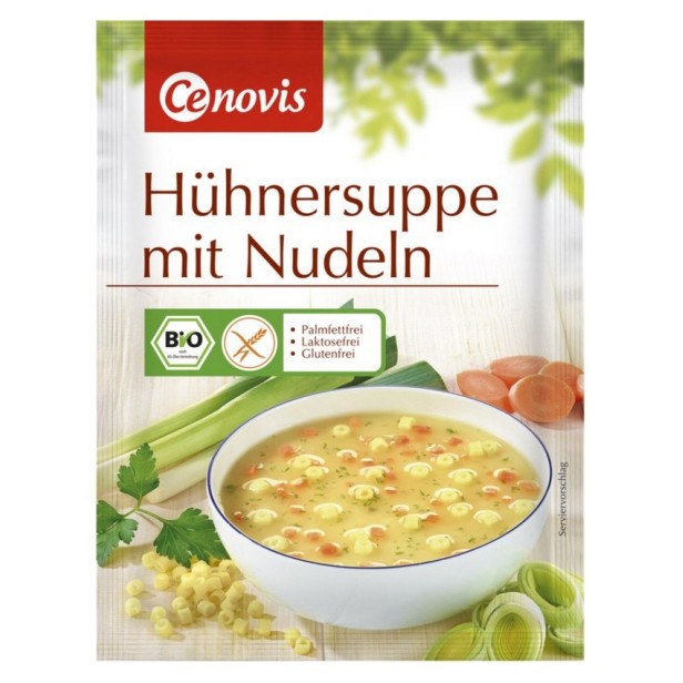 Supa bio de pui cu taitei, 30g