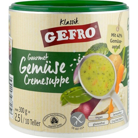 Gefro, Supa crema de legume gourmet, 300g, biomag.ro