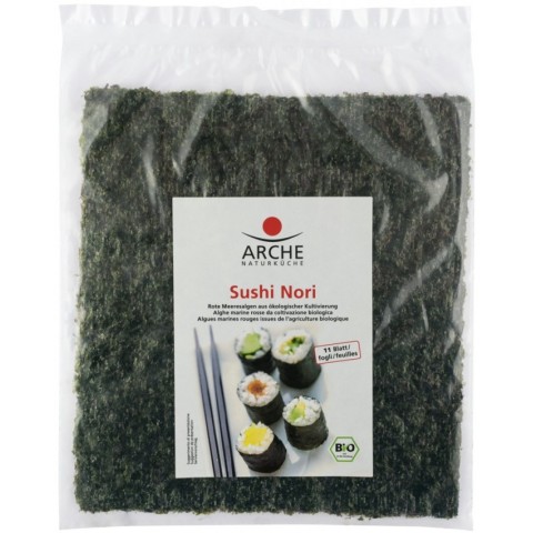 Pagina 3 Hrana sanatoasa, Sushi nori, alge marine bio pentru sushi, 25g, biomag.ro