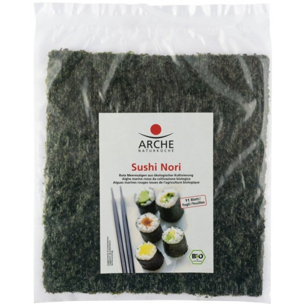 Sushi nori, alge marine bio pentru sushi, 25g