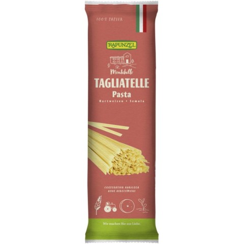 Paste bio din grau, Tagliatelle semola bio - 500 g, biomag.ro