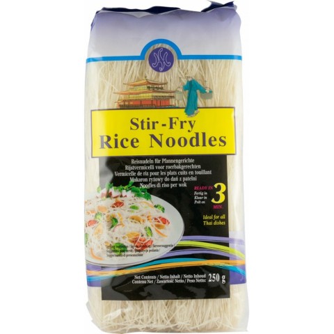 Mancare asiatica bio, Taitei subtiri din orez pentru wok, 250g, biomag.ro