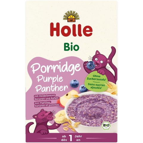 Holle, Terci bio cu afine banane si mere pentru copii 1 an - 200 g, biomag.ro