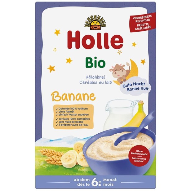Terci bio cu lapte si banane pentru copii 6 luni - 250 g
