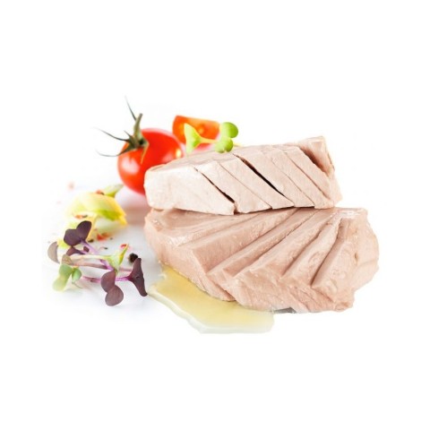 Conserve, pateuri, Ton alb in ulei bio de floarea soarelui presat la rece, 120g, biomag.ro