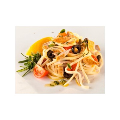 Ton pentru paste, cu masline, capere si rosii, 200g