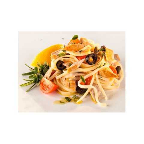 Conserve, pateuri, Ton pentru paste, cu masline, capere si rosii, 200g, biomag.ro