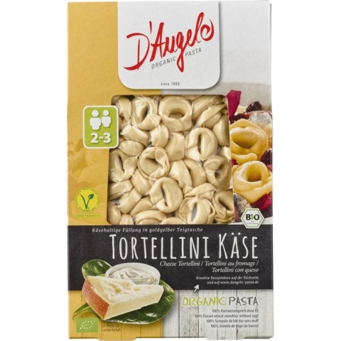 DAngelo, Tortellini cu umplutura de branza - 250 g, biomag.ro