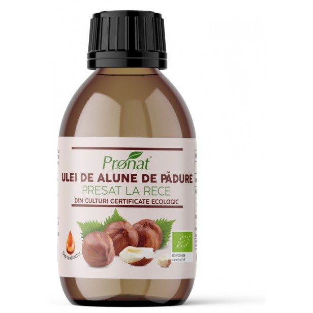Ulei bio de alune de padure presat la rece 100ml