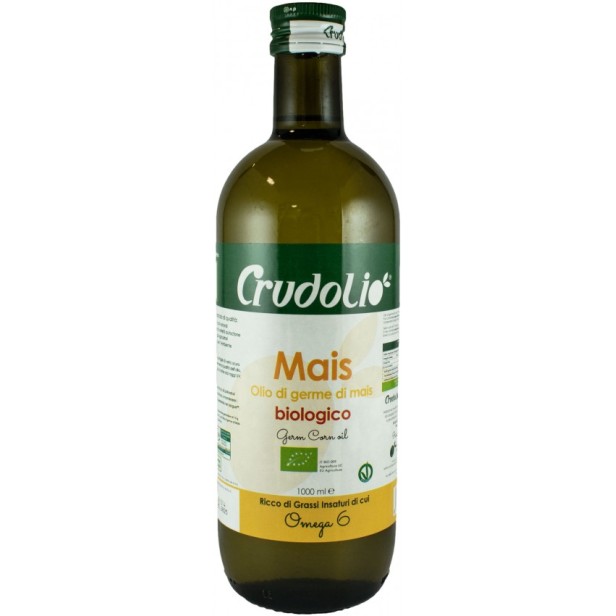 Ulei bio din germeni de porumb, 1000ml crudolio