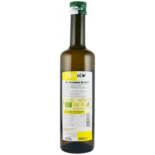 Ulei bio din seminte de rapita 500ml crudolio
