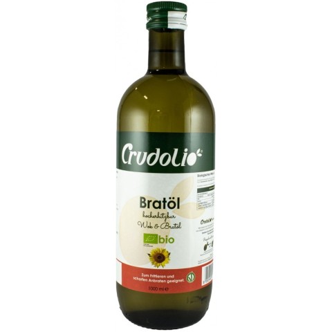 Uleiuri naturale, Ulei bio pentru prajit 1000ml crudolio, biomag.ro