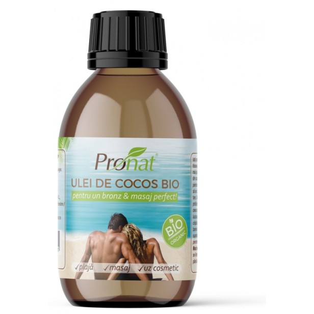 Ulei de cocos bio extravirgin pentru uz cosmetic, 100ml
