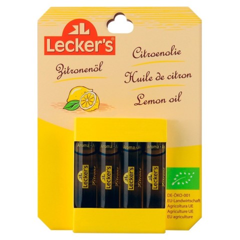 Lecker's, Ulei de lamaie bio, 4x2ml lecker's, biomag.ro