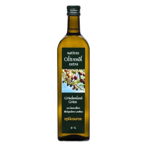 Epikouros, Ulei de masline extravirgin, bio, 1000ml, biomag.ro