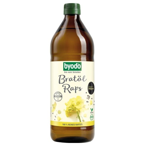 Ulei bio de rapita dezodorizat pentru prajit - 750 ml
