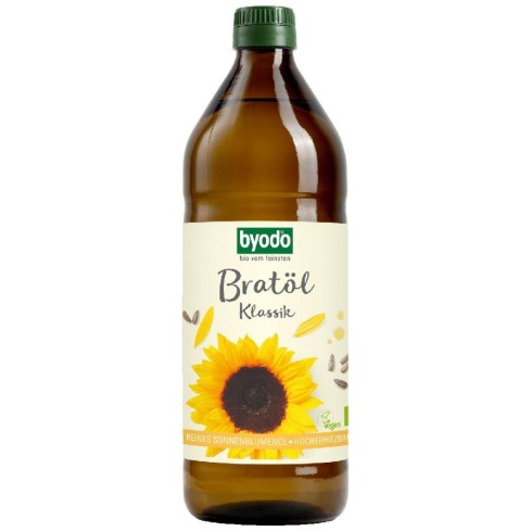 Ulei bio din floarea soarelui pentru prajit - 750 ml