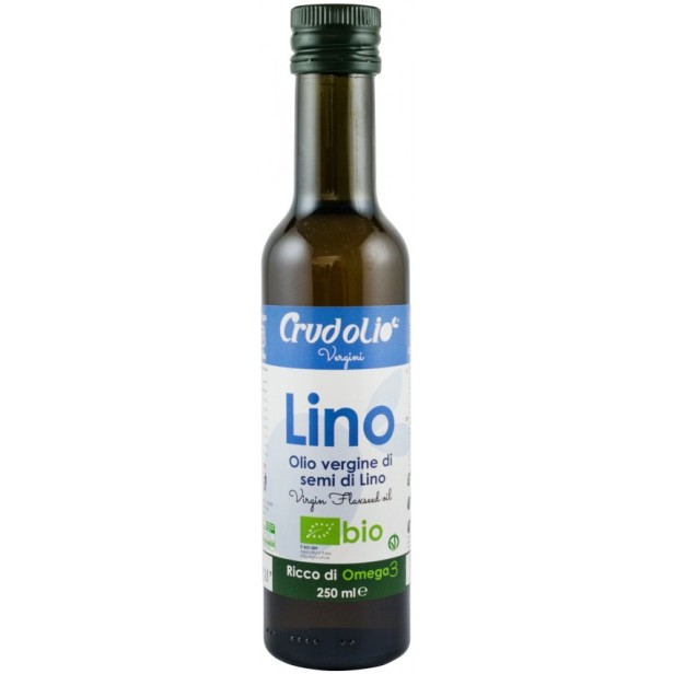 Ulei din seminte de in bio, 250ml crudolio