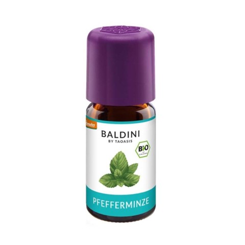 Uleiuri esentiale alimentare bio, Ulei esential bio de menta piperata alimentar - 5 ml, biomag.ro