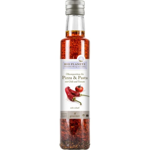 Ulei bio, Ulei pentru pizza si paste cu chili si rosii - 250 ml, biomag.ro