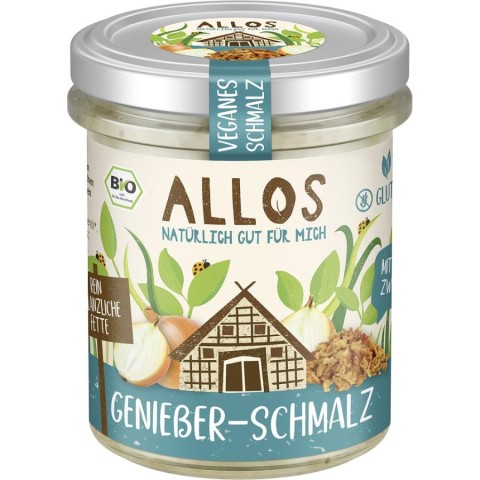 Pateu bio si creme vegetale, Unsoare vegetala cu ceapa prajita - 150 g, biomag.ro